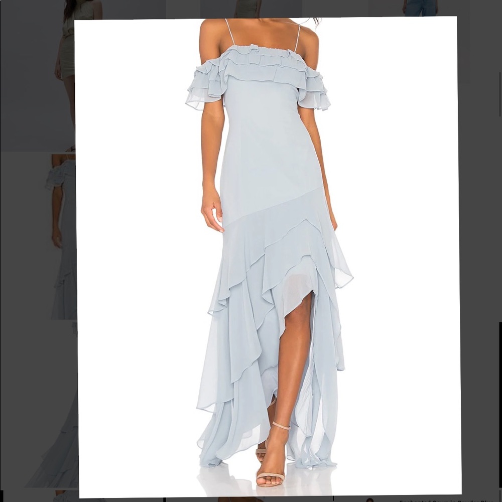 Keepsake enchanted gown. Powder blue